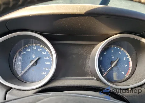 2015 Maserati Ghibli S из США, поврежденный, VIN ZAM57RTAXF1130599